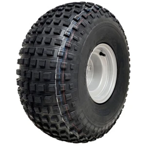 22x11.00-8 Knobby ATV Tyre 4 Stud Steel Rim 4 Ply Trailer Quad Wheel 100mm PCD - Picture 1 of 9