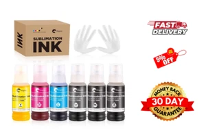 Hiipoo 600ML Sublimation Ink for ET-8500 ET-8550 Wide-Format Supertank Printers - Picture 1 of 6