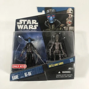 Star Wars Cad Bane & IG-86 The Clone Wars Galactic Battle Target 2 Stück Exklusiv - Bild 1 von 7