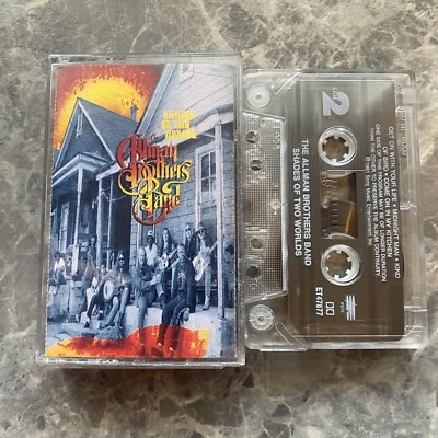THE ALLMAN BROTHERS BAND SHADES OF TWO WORLDS CASSETTE  Rare USA Import - Image 1 of 3