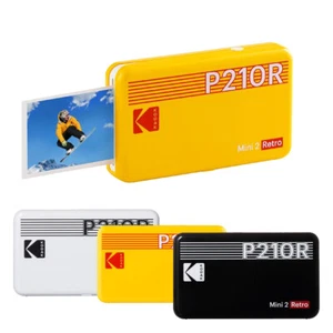 Kodak P210R 4Pass Mini 2 Retro 2.1x3.4” Portable Photo Printer Moble APP - Picture 1 of 12