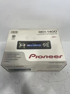 Reproductor de CD en tablero receptor Mosfet ECQ Electronics Cars Pioneer DEH-1400 VINTAGE - Imagen 1 de 8