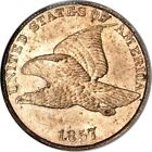 1857 1C Flying Eagle Cent PCGS MS62 OGH (SCEAU PHOTO)