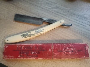 J.S. HOLLER & CO. ADOLPH BLAICH STRAIGHT RAZOR - Picture 1 of 9