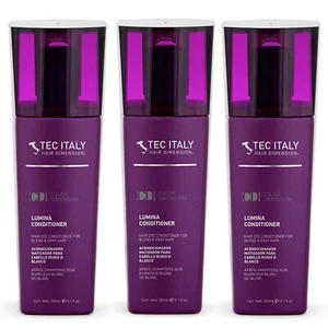 Tec Italy Lumina Purple Conditioner for blond & gray hair 10.1 oz - 3 Pack - Picture 1 of 3