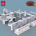 3D Printed STL Miniatures Magistrate Set Fantasy NPC 2 | 28 - 32mm War Gaming