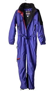 VINTAGE Mobius Damen Gr. 8 Kapuzen "Randonnee" Schnee Ski Overall lila Winter - Bild 1 von 21