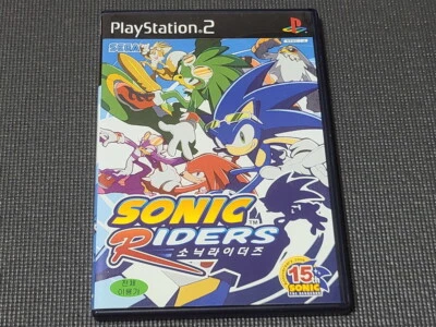 Sony PlayStation2 SEGA Sonic Riders Retro Game Korean Version for PS2 Console - Image 1 of 4