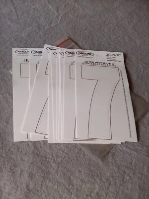 Lot Of 10 Hardline Self Adhesive Boat Sticker 3" Waterproof 3SCWP7 - Image 1 of 2