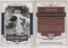 2015 Panini Cooperstown HOF Chronicles Blue /25 Gaylord Perry #39 HOF