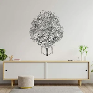Adventure Doodle Quote Vinyl Design Wall Art Decal Boys Girls Kid Room Decor - Picture 1 of 6