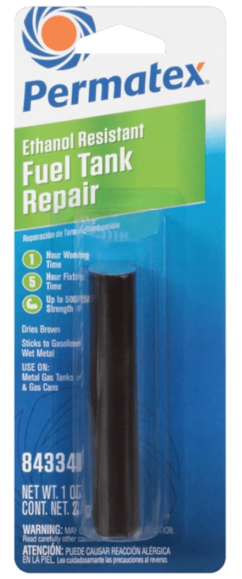 Ethanol Resistant Fuel Tank Repair Epoxy Putty. (Permatex 84334) - Image 1 of 1