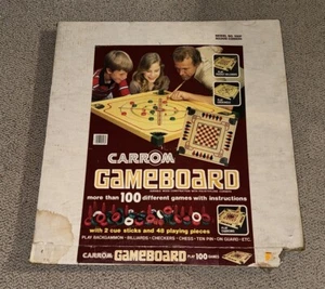 Vtg Carrom Game Board Table Model No. 108P By Mendel Game Mfg Co Nearly Complete - Picture 1 of 16