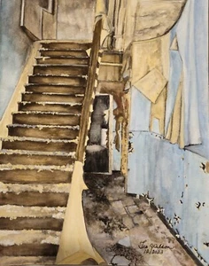 Impresión o lienzo - Hogar de ancianos abandonado - Gardiner, Maine - Arte original - Imagen 1 de 2