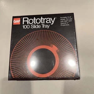 Bandeja deslizable GAF Rototray sellada de colección para 100 diapositivas con caja - Imagen 1 de 21