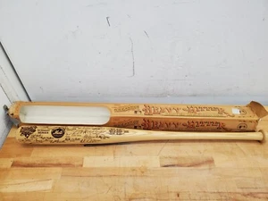 NY Mets 2000 World Series Subway Series Heavy Hitter Carved Baseball Bat - Picture 1 of 7