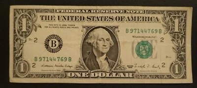 USA America 1 Dollar 1988 2 - Image 1 of 2