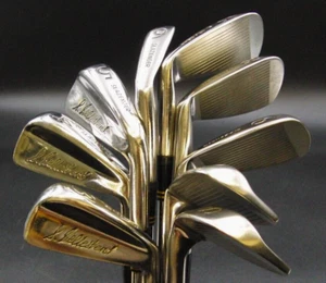 Set of 9 x Slazenger Seve Ballesteros Irons 3-SW Regular Steel Shafts Avon Grips - Picture 1 of 6