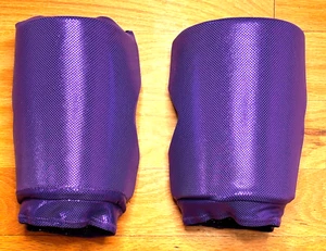 Pro Wrestling Knieschützer Hologramm lila Elasthan Gr. Small-Medium - Bild 1 von 9