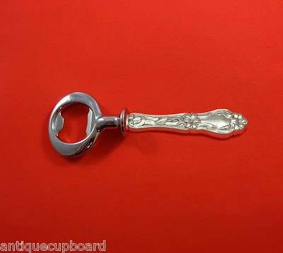Abridor de botellas de plata esterlina Lily de Frank Whiting HH hecho a medida 6" Foto 1 de 2