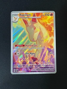 2025 Pokemon Destined Rivals Rapidash Illustration Rare #189 - Picture 1 of 2