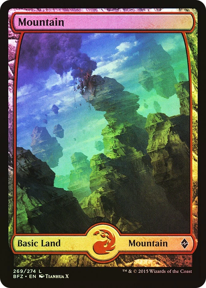 MTG FOIL Mountain (#269) - Battle for Zendikar #269 - Image 1 of 1