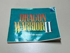 Dragon Warrior II Nintendo Entertainment System NES 1987 Video Game MANUAL ONLY