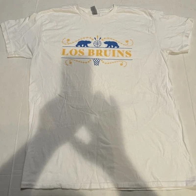 Rare UCLA Bruins Latin Students Los Bruins Football Shirt Large White NCAA New - Image 1 of 4