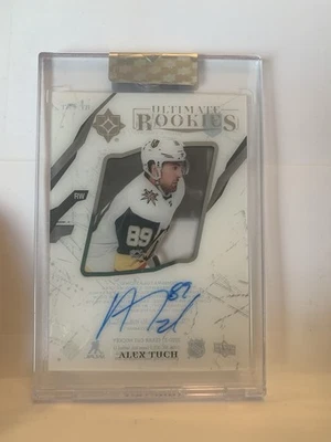 Alex Tuch Clear Cut Auto Ultimate Rookies 2020-21 #RT-AT Buffalo Sabres Vegas UD Foto 1 de 2