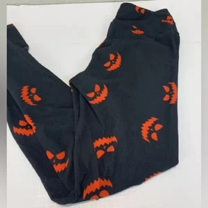 NUEVO SIN ETIQUETAS LuLaRoe Halloween Jack O’Lantern Smile Leggings Negro Naranja Talla OS (2-10) - Imagen 1 de 6