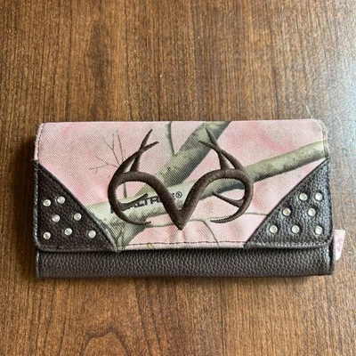 Cartera Plegable Realtree Rosa Camuflada Mujer Foto 1 de 4