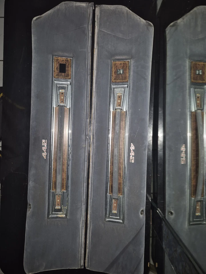 Oldsmobile 442gray Upper Door Panels Very Nice Condition Rare And Hard-to-find. - Image 1 of 4