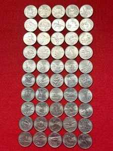 US 1999-2008 50 STATE QUARTERS COMPLETE SET FIFTY COIN SET All States - Picture 1 of 24