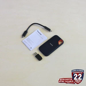 SanDisk Extreme Portable SSD 8 TB (tragbare NVMe SSD, USB-C) *NEU - Bild 1 von 2