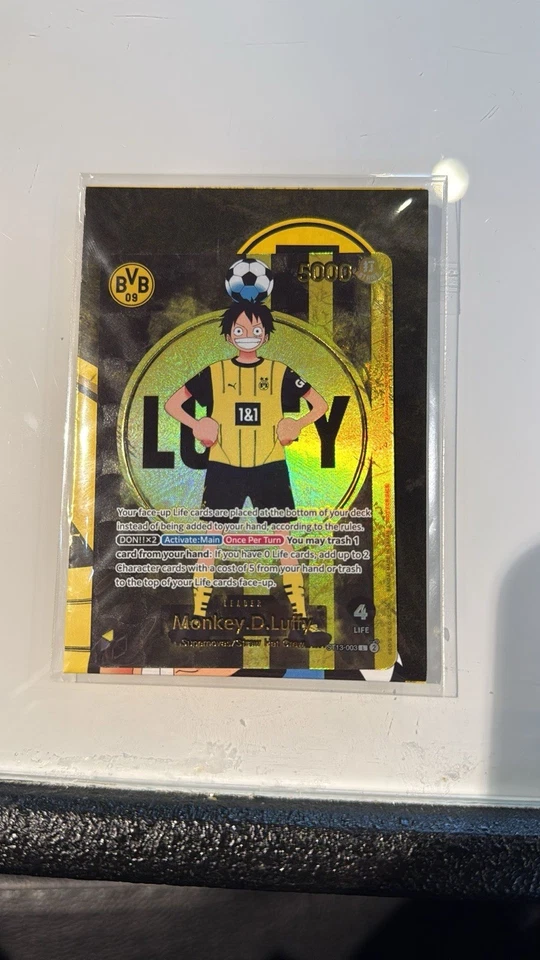 One Piece BVB Monkey D. Luffy ST13-003 Karte Limited Edition - Bild 1 von 1