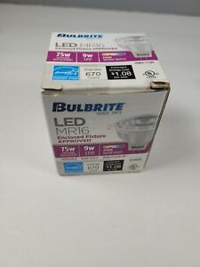 Bulbrite 771324 LED MR16 Replaces 75W 670 Lumens 2700K Warm White