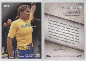 2015 Topps UFC Knockout Silver /199 Julianna Pena #83