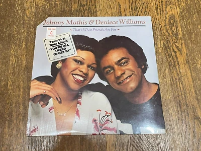 Johnny Mathis & Deniece Williams SEALED LP - That's What Friends Are For 1978 - Image 1 of 2