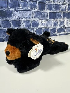 Wishpets Plush YellowStone Bear 11" Laying Stuffed Animal Rocco 1997 Vintage - Picture 1 of 14