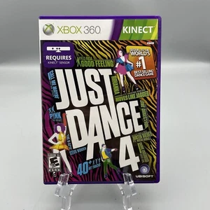 Just Dance 4 Xbox 360 Game Tested w/Manual FAST SHIPPING - Picture 1 of 5
