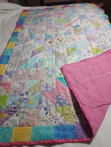 Edredón cuna niña estilo antiguo rosa - Imagen 1 de 4