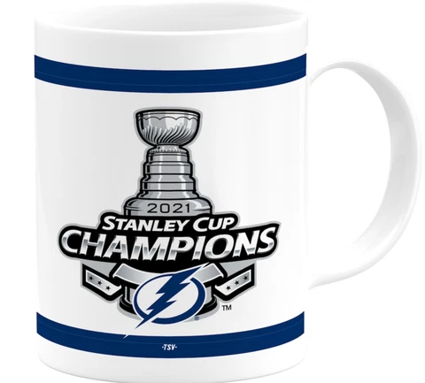 Tampa Bay Lightning 2021 Stanley Cup Champions - 11oz. WHITE Coffee Mug Cover