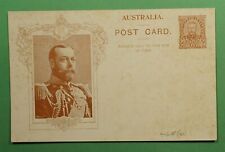Dr Who Australia Unused Pictorial Postal Card Kgv g92539