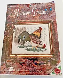Kit de punto de cruz contado Heirloom Treasure 5253 gallo y gallina 8x10 abierto completo - Imagen 1 de 2