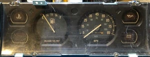 1984-1990 JEEP CHEROKE USED DASHBOARD INSTRUMENT CLUSTER FOR SALE - Picture 1 of 7