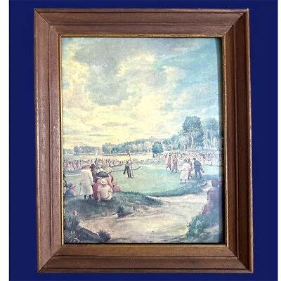 "Galería de Bellas Artes Golf La derrota de Bobby Jones (1939) 11""x14"" rara" Foto 1 de 4