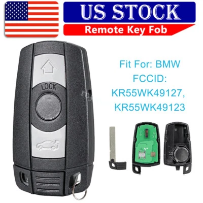 适用于宝马 328i 335i 2006 2007 2008 - 2011 无钥匙进入遥控汽车钥匙链 — 第 1/4 张图片