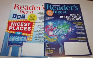 Lot of 2 Large Print Reader's Digest Magazine Back Issues Sept & Oct 2023 - Picture 1 of 3