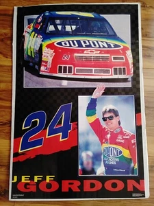 Vintage 1994 NASCAR Poster Jeff Gordon 24 Chevrolet #19940 - Picture 1 of 5