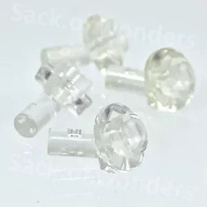 LEGO 10x Neu Klar Minifiguren Posierständer Hand auf Pfahl Stecker Stein Utensil D694 - Bild 1 von 1